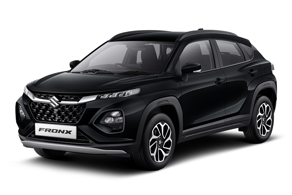 images_car-color_63_01_Suzuki FRONX GL Exterior 45┬║ front side - FLIP [COOL BLACK]-GL